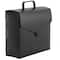 JAM Paper 10" x 12" Black Plastic Portfolio File Carry Case